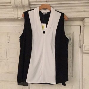 Black/white top NWT